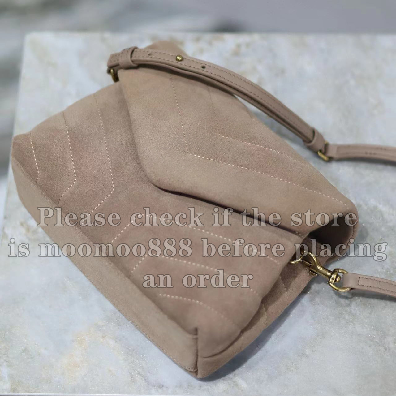 12A All-New Mirror Quality Designer Mini Loulou Bag 20cm Womens Leather Quilted Bags Envelope Bag Handbags Dark Beige Crossbody Purse Shoulder Strap