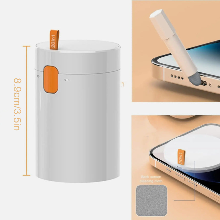 TEMU 20 In 1 Multifunctional Cleaner Kit For Electronic Devices, Keyboard Cleaning Brush, Headphones Cleaner Kit, Multi-tool For Cleaning Laptop,