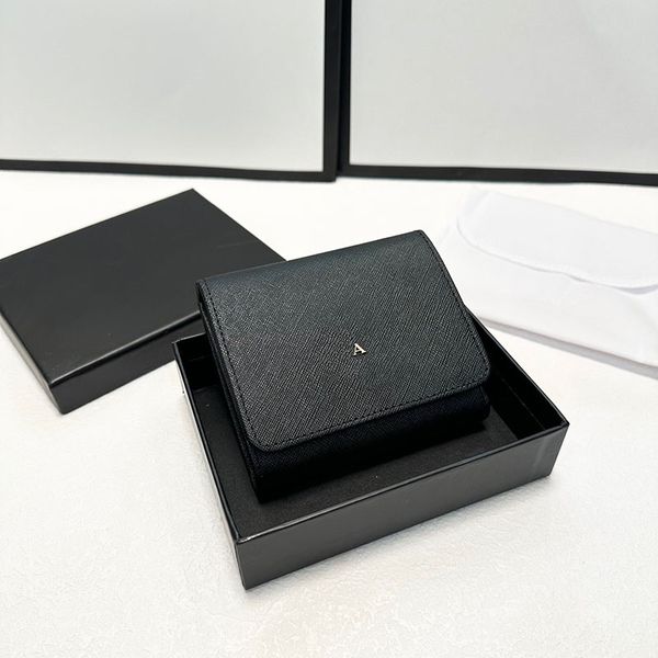 Designer bag Luxurys Classic Wallets Cowhide Leather Wallet coin purse Mini Handbags Classic Clutch Bags Purse Card Women Ccredit card slot