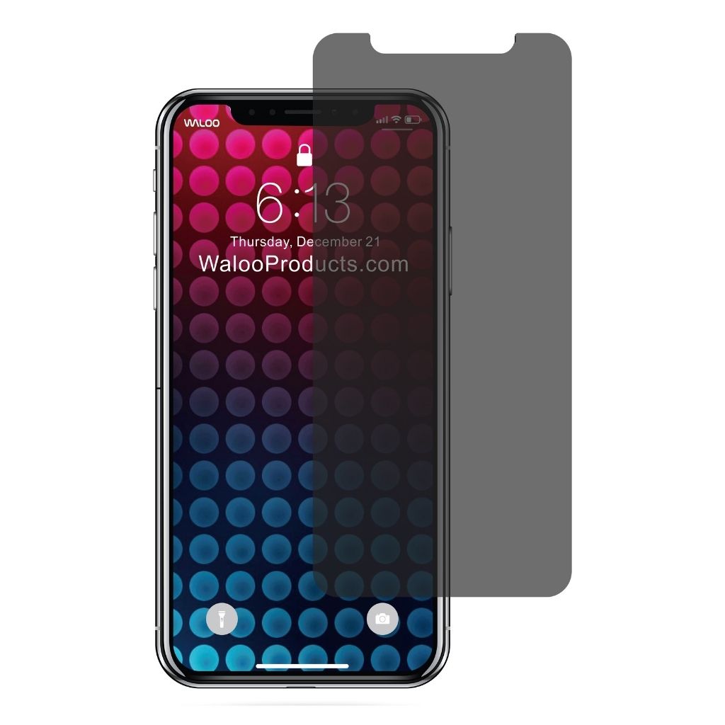 Tempered-Privacy-Anti-Blue iPhone Screen Protectors - iPhone 12 Pro Max - Privacy Glass