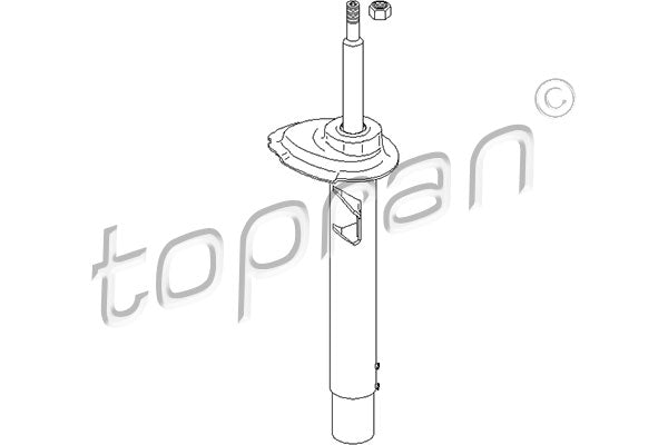 Shock Absorber TOPRAN 501 626