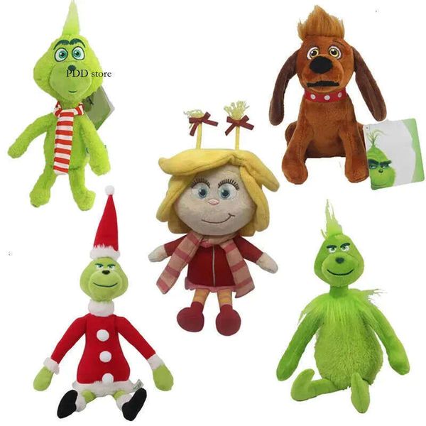 Wholesale Christmas Plush Dolls Grinch Plushie Toys For Kids Xmas Gifts Decorations