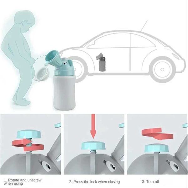 Potties Seats Portable Baby Toilet Urine for Boys and Girls Outdoor Car Travel Leak proof Children Convenient Training