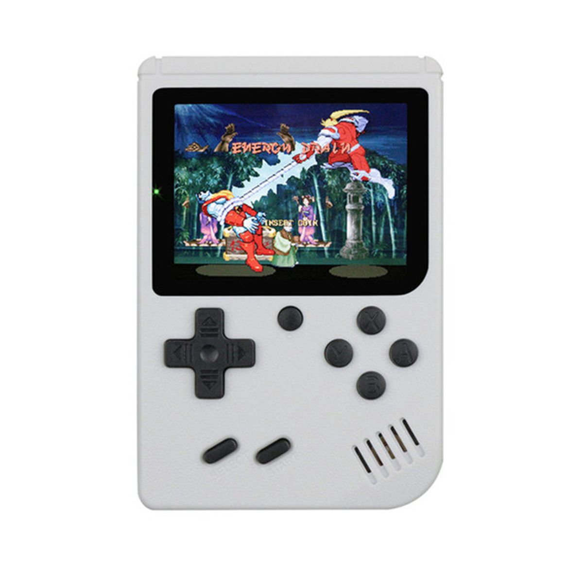 400-in-1 Handheld Retro-Gaming Console - White Handheld Retro-Gaming Console