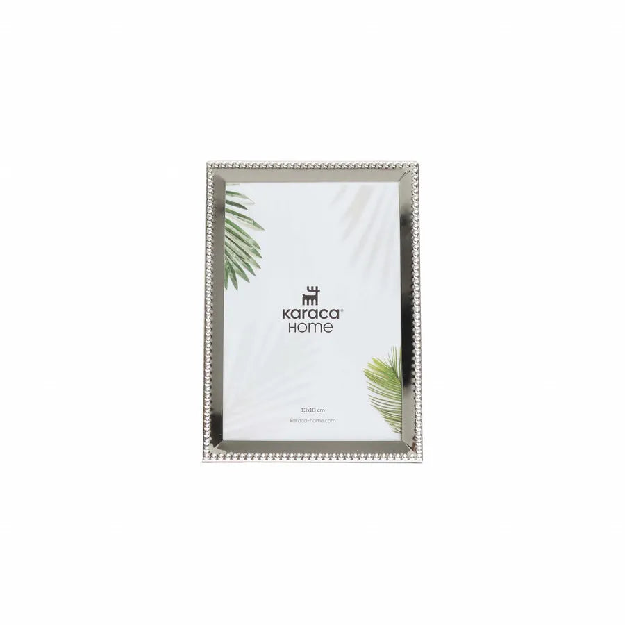 Karaca Home Oliver Photo Frame, 13cmx18cm, Silver