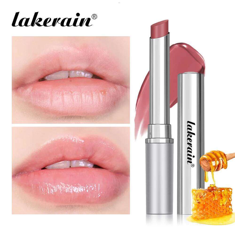 free shipping NEW Honey Colorless Balm Long-lasting Moisturizing Pink Gloss Lipstick Nourish Makeup Lip Care Cosmetics