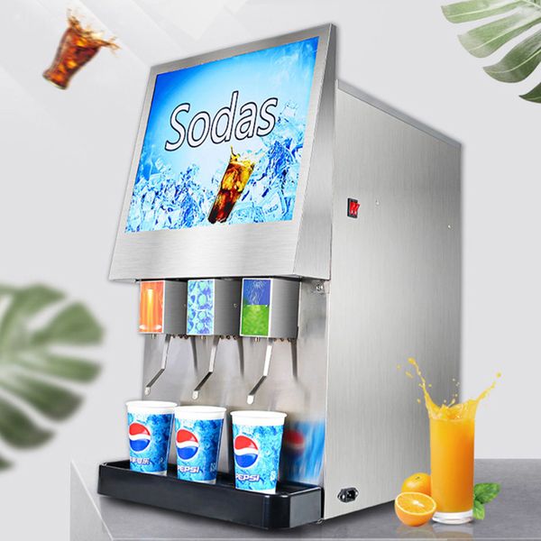 Efficient Silent Cold Drink Cola Water Dispenser Cola Vending Machine 3 Flavors Soda Drink Machine
