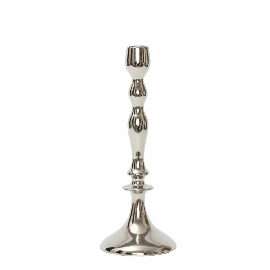 Karaca Home Dots Candlestick, 23cm, Silver