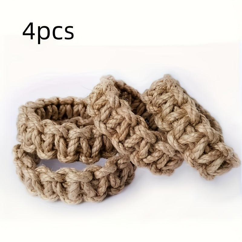 TEMU Curtain Tiebacks In Sets Of 2, 4, 6, Or 8, Handcrafted Curtain Ties, Minimalist Curtain Clips, And Decorative Curtain Ties.