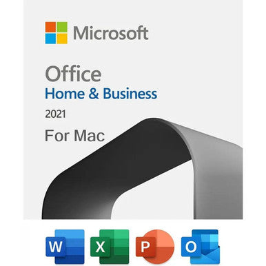 Microsoft® Office 2021 Digital Software for Mac Only (1 Device-Life Sub)