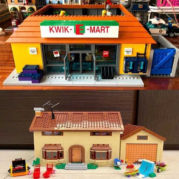 Blocks IN Stock Street View Series House And Supermarket Compatible 71006 Model Building Block Brick Childrens Toy Birthday Gift z241009