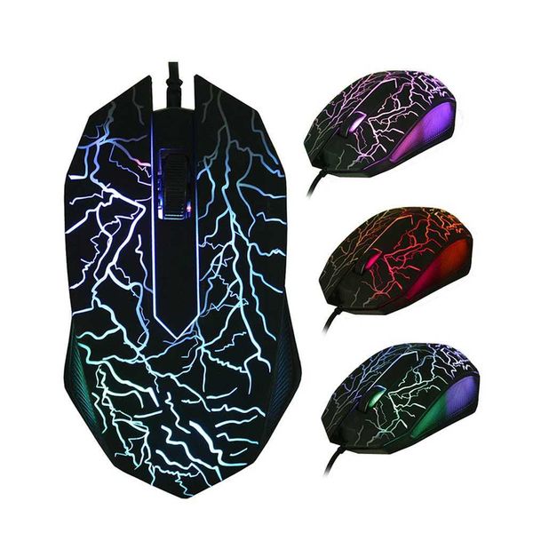 New Arrival 3200DPI computer mouse color LED professional gaming mouse ultra precision suitable for Dota2 LOL gaming mouse ergonomic USB wir
