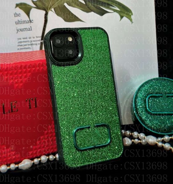 Phone Case Luxury Glitter iPhone Cases For iPhone 18 17 16 15 14 Pro Max 15 Plus 15Pro 14Pro 13 12 11 Designer Bling Sparkling Rhinestone Je