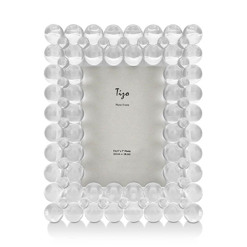 Tizo Clear Crystal Bubble Frame, 5 x 7