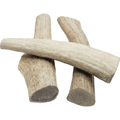 7-8"  Whole Naturally Shed Elk Antler Dog Treats - 7-8" Large Whole Elk Antler, 2 Ct.