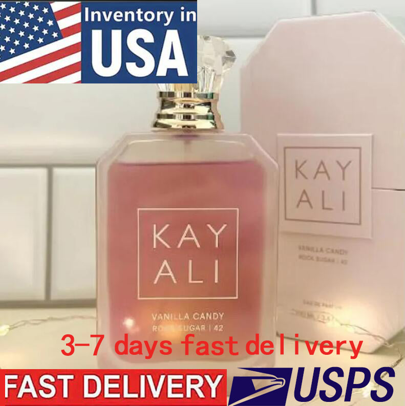Kayali Perfume 100ml Vanilla 28 Candy Rock Sugar 42 Yum Pistachio Gelato 33 Men Woman Fragrance 3.4oz Long Lasting Smell Designer Brand EDP Neutral