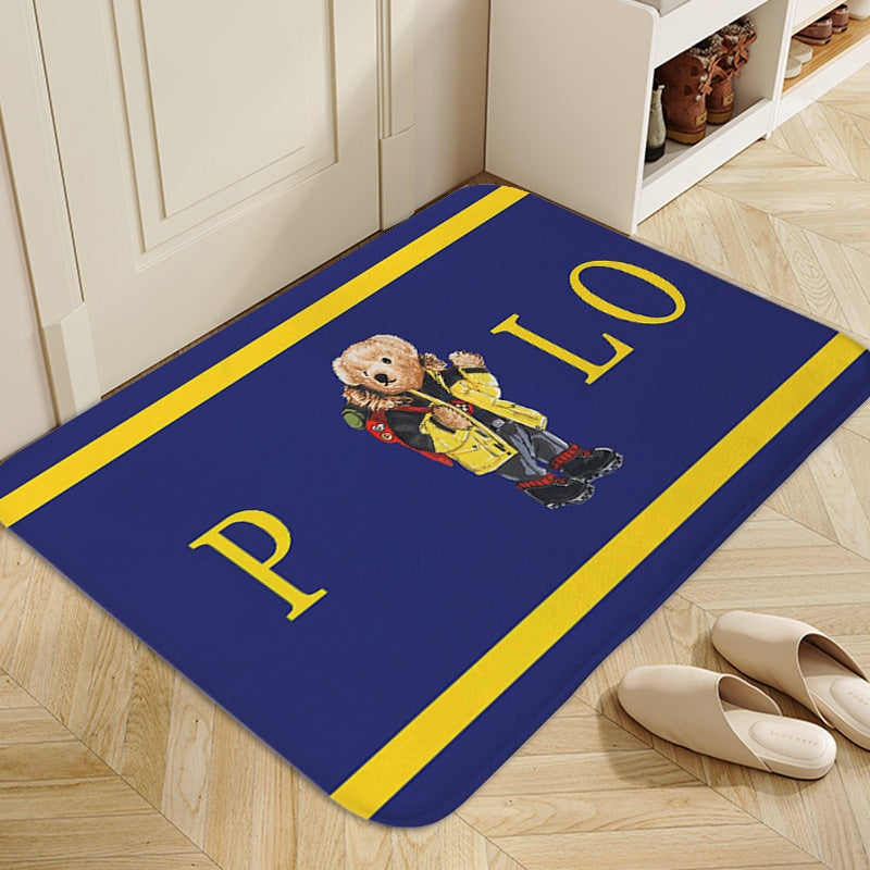 Designer Carpets Luxury Rug Brand Mats For Living Room Po Hallway Floor Mats Front Door Home Entrance Doormat Anti Slip Custom Bathroom Rug