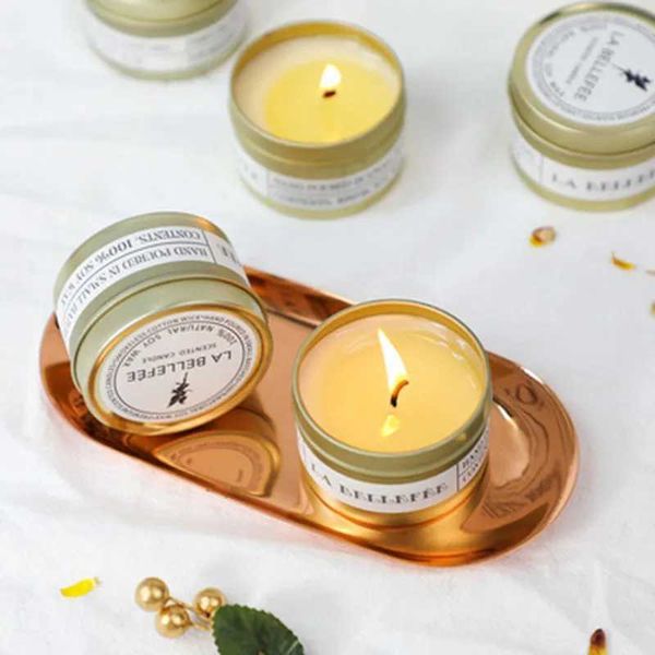 High Quality Soy wax fragrance filled aromatherapy candles wedding and birthday gifts home decor fragrances candles friends gifts T250106