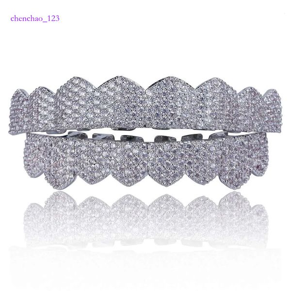 dia dientes grillz teeth hip hop jewelry mens gold sier designer iced out grills hiphop rapper men bar nightclub fashion jewlery
