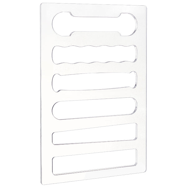 Plantillas de acrílico transparente