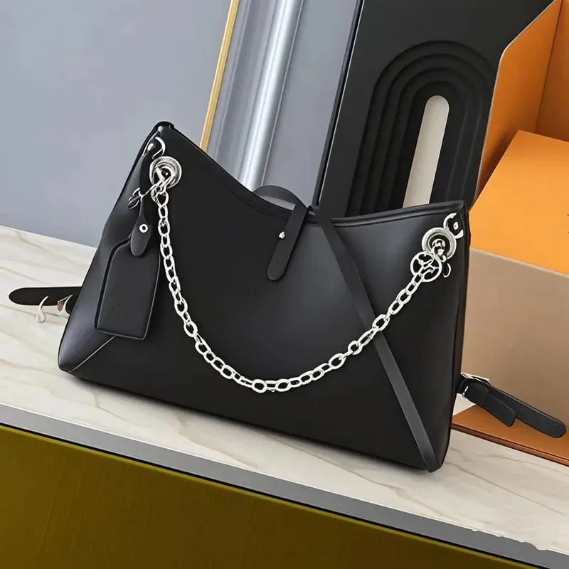 Genuine Leather Carryall BB Bag Shoulder Bag Chain Bag Totes Handbag Crossbody Women Fashion Casual Luxury Designer bagTop Handbag Bag TOP Quality P