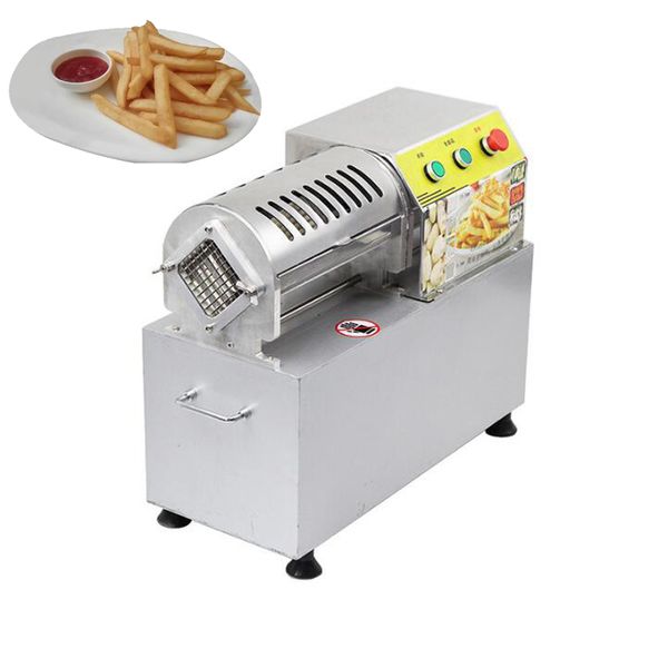 Quality Assurance French Fries Machine Potato Strip Cutter Stainless Steel Electric Fries Cutting Machine Commercial