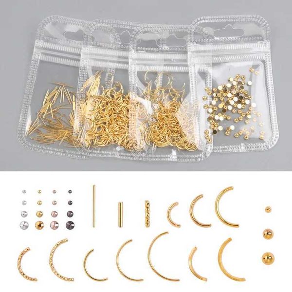 1Pack 3D DIY Metal Gold Silver Frame Glitter Rhinestones Nail Art Decorations Mix Manicure Accessories Shell Slider Nail StudXJ240828