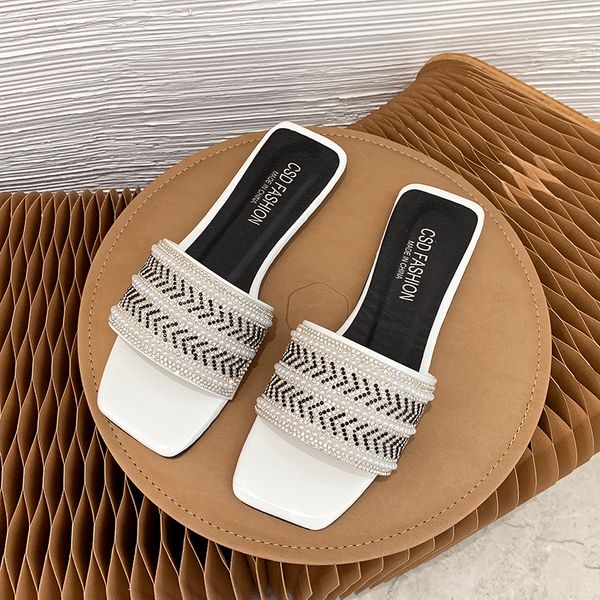 Rhie Summer Women Slippers Woman Sandals Slides Fashion Bead Brand Design Beach Shoes Plus Size 72c4