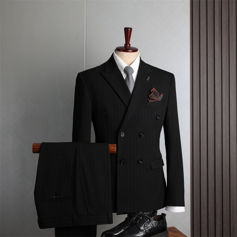 K614 Men&#039;s Slim Fit Wedding Suit - Elegant Groom Attire with Business Casual Style