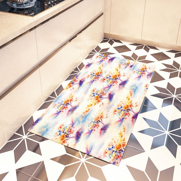 Floor Mat Kitchen Sofa Area Rugs Living Room Bedroom Bathroom Decor Large Carpet Print All Flowers Bloom Together Picnic Mat