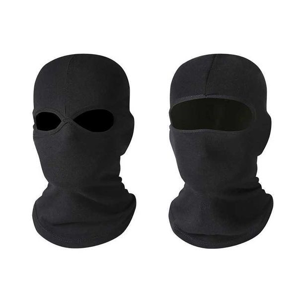 1pcs Lycra Motorcyc Full Face Mask Men Women Wargame Cycling Ski Snowboard Wind Winter Warm Neck Black Bike Outdoor SportsXJ241021