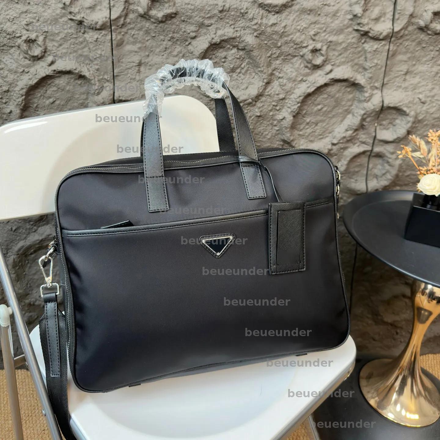 Mens Briefcase Designer Laptop Bag Womens Computer Bag Shoulder Bags Black Portable Crossbody Handbag Business Laptop Bag Mens Nylon Laptop Bag Mess