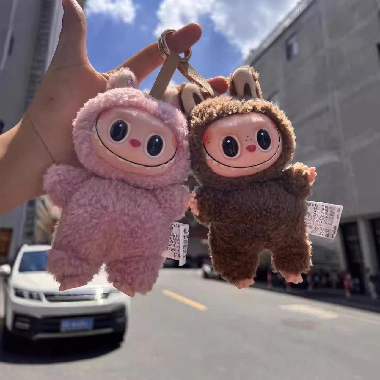 Cute Labubu Plush Toys Full Series Blind Boxes V1 V2 V3 Cute Plush Toys Decorative Accessories Dolls Plush Keychain Mysterious PVC Childrens Day Sur