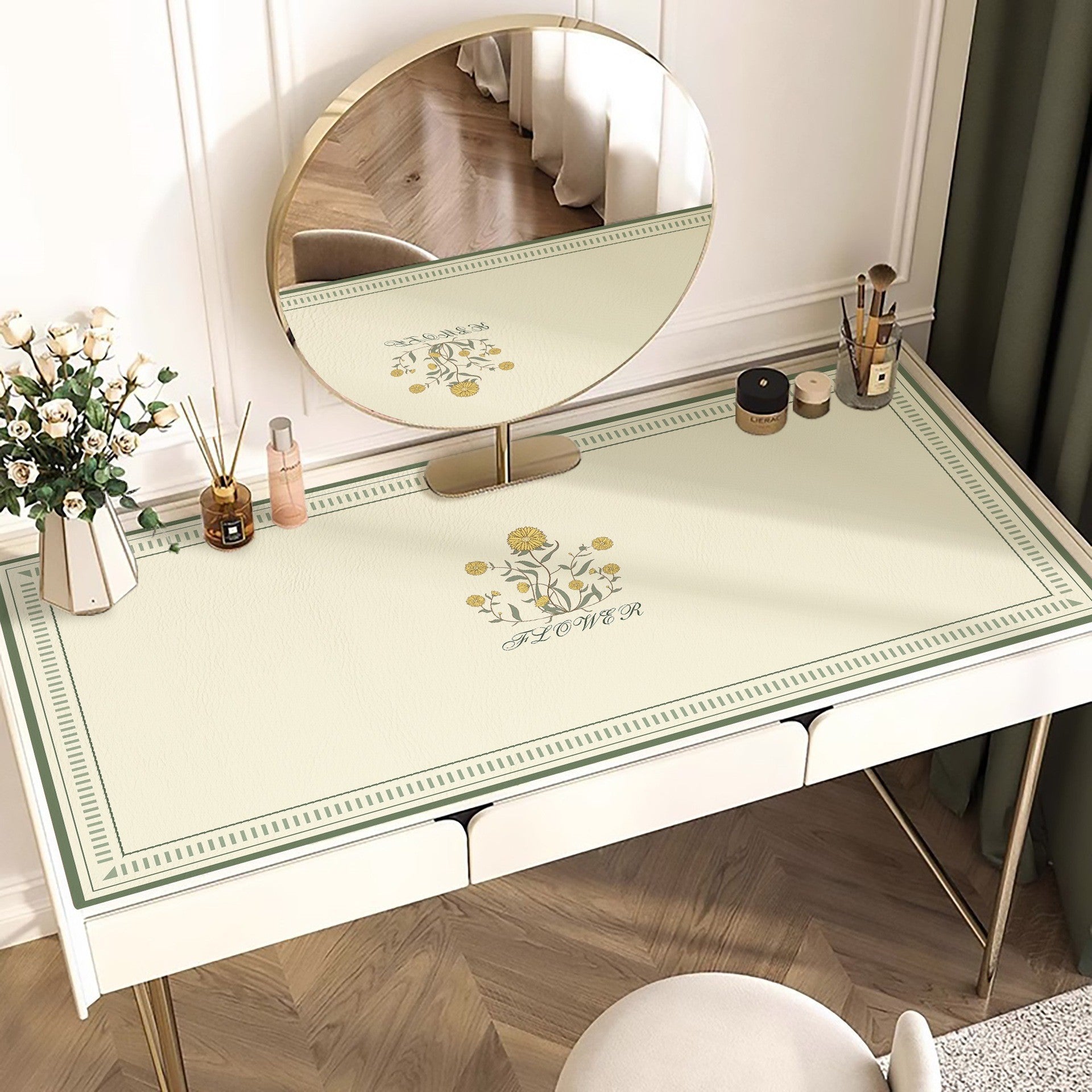 Table cloth waterproof and oil-proof washable tabletop protective pad