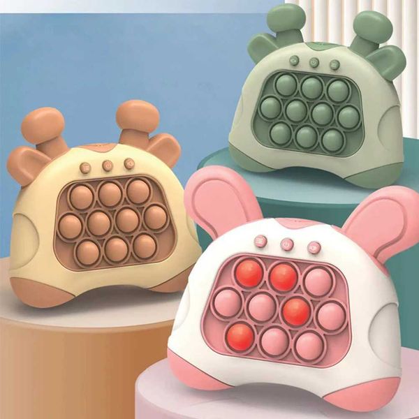 Electronic pop-up game light Fidget toy quick push game pop-up Fidget bubble anti pressure toy Figet Decompress for adult and childrens gift