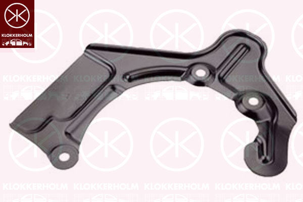 Splash Panel, brake disc KLOKKERHOLM 9504378