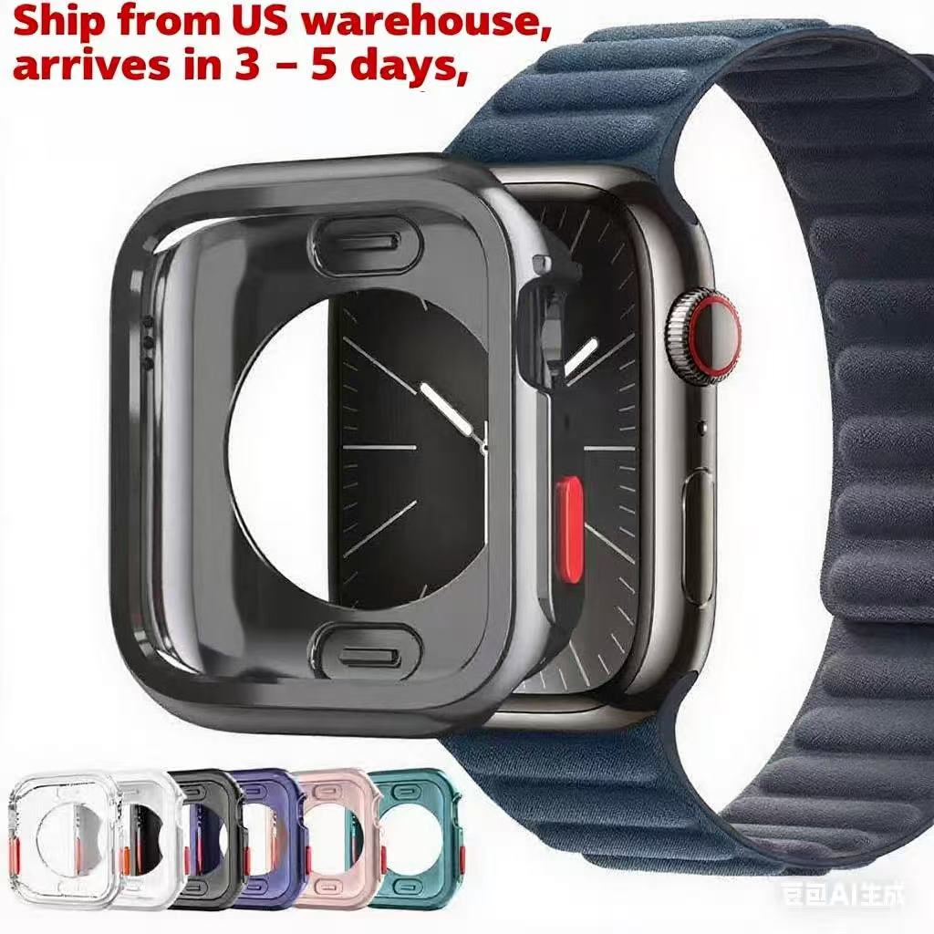US Stock for S10 Smartwatch 46mm Silicone Case with Wireless Charging, Smart Voice Response, HD Touchscreen and Protective Shell