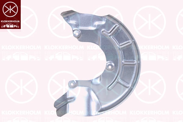 Splash Panel, brake disc KLOKKERHOLM 9506378