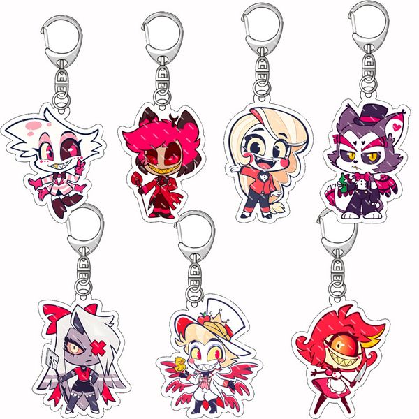 7COLORS CHEIDCIMENTO HAZBIN HOTEL ACRILICA CANTECIMENTO DE ANIME CARECIM
