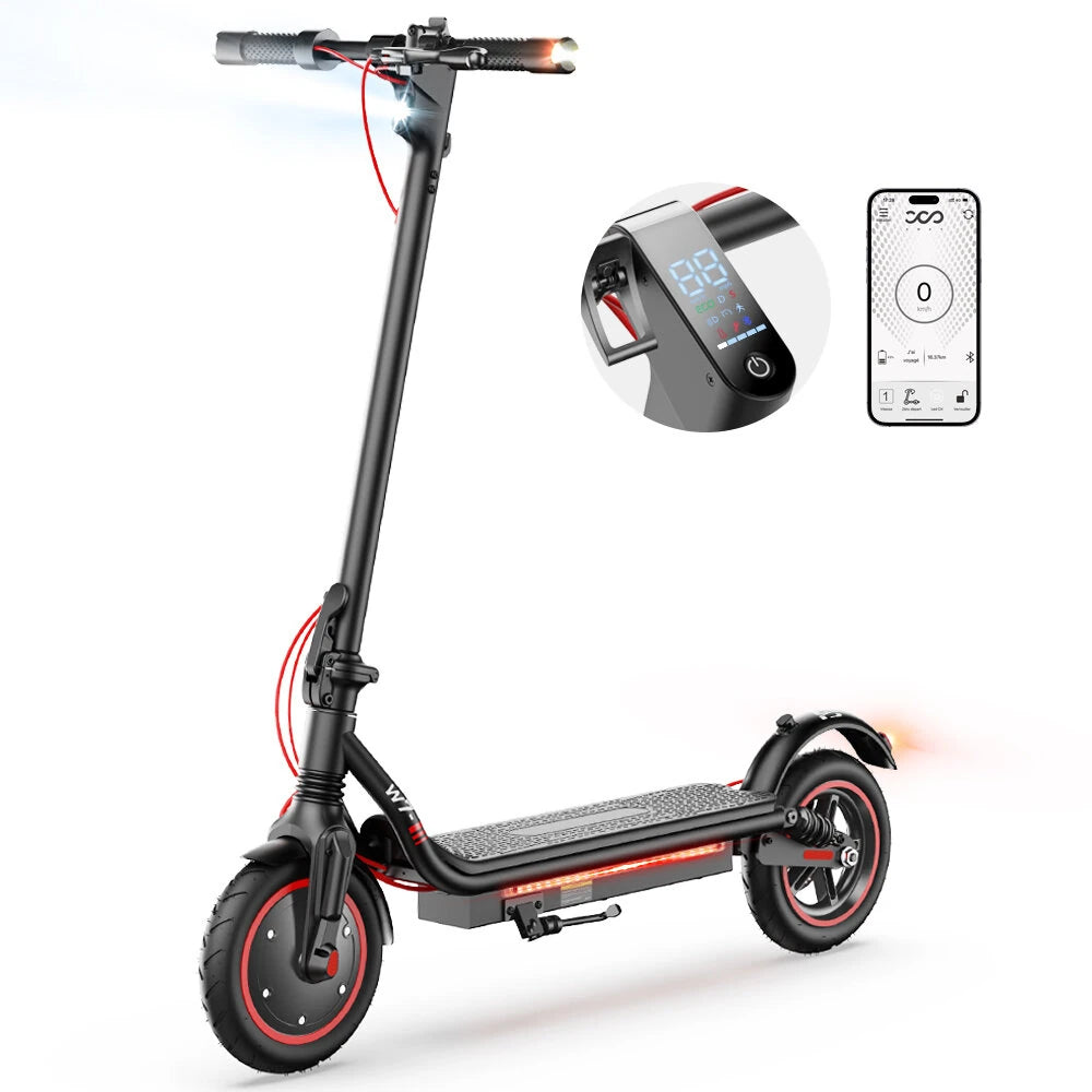 [EU DIRECT] iScooter W7 Electric Scooter 7.8Ah 42V 650W Motor Recommended Top Speed 25KM-H 8.5in Folding Moped Electric
