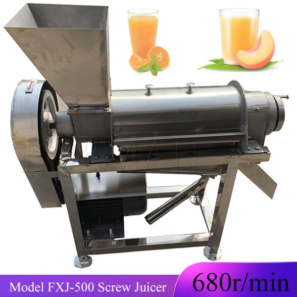 Industrial Fruit Vegetable Juice Screw Extractor Spiral Juicing Machine