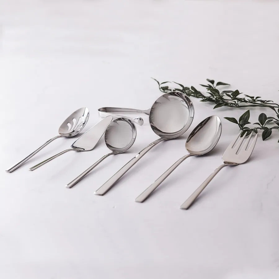 Karaca Nil Elegance 7 Piece Kitchen Utensil Set, Silver