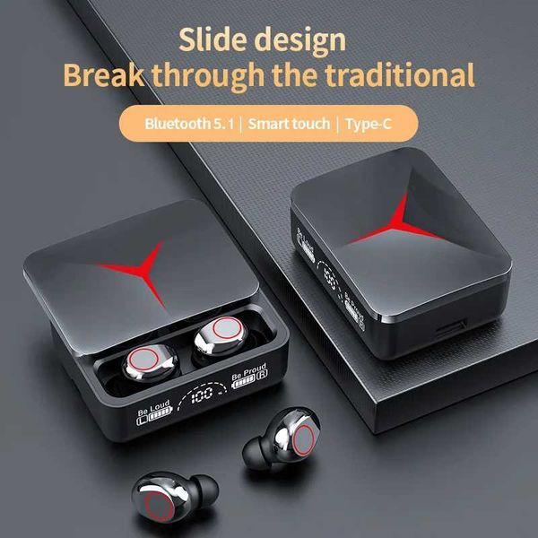 Cell Phone Earphones TWS M90 Wireless Headphones Gaming Earphone Bluetooth Sport Earbuds Music Headsets For iphone Free Shipping CL250211
