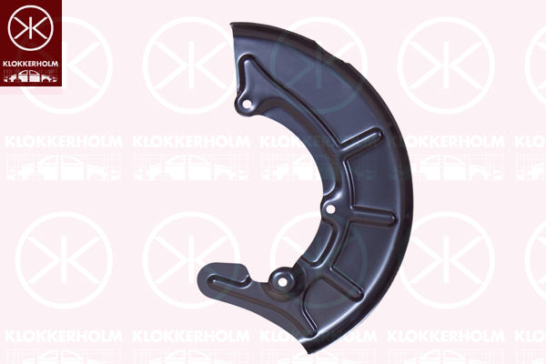 Splash Panel, brake disc KLOKKERHOLM 9522374