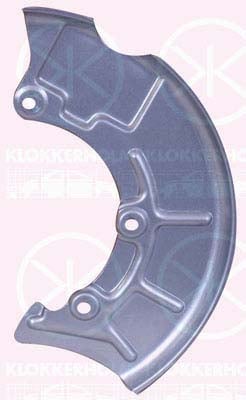 Splash Panel, brake disc KLOKKERHOLM 9523378