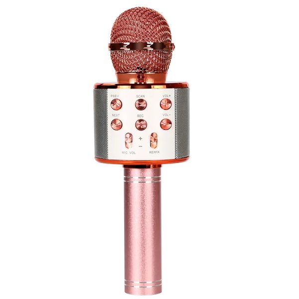 Compact Bluetooth Microphone Device with Built-in Speaker Suitable for Music Performances & Voiceovers