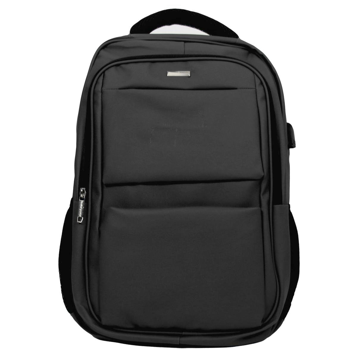 18-Inch Travel Laptop Multi-Compartment Backpack (1 or 2-Pack) - J-KS-140-B - Black