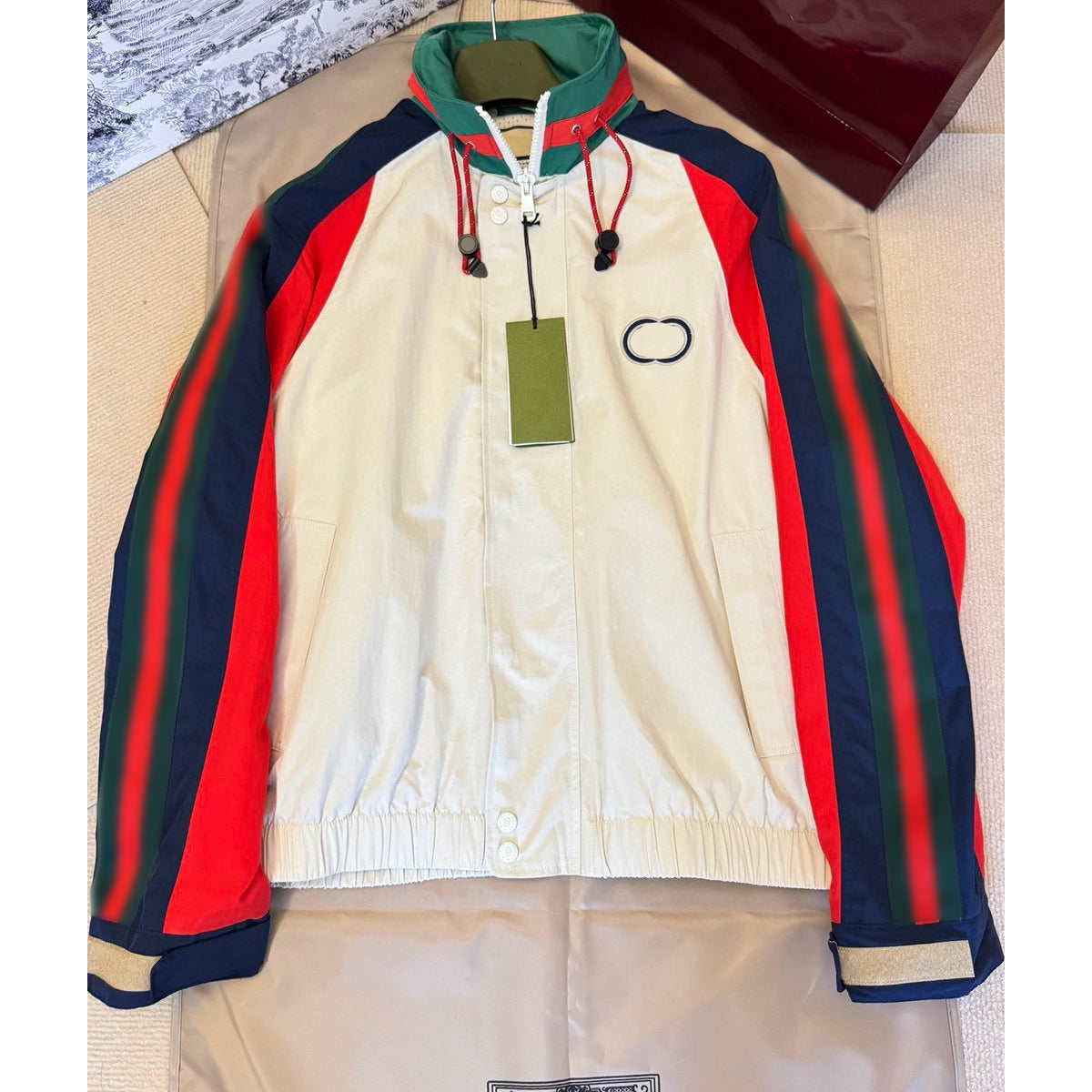 Men&#039;s plus size Outerwear Coats Jacket hoodie hooded casual fashion color stripe printing top quality wild breathable 4g7u5612