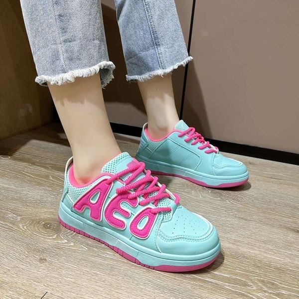 Color Matching Women Chunky Sneakers for Youth Girls Outdoor Trainers Female Ladies Thick Sole Casual Shoes Footwear dhshoesgt