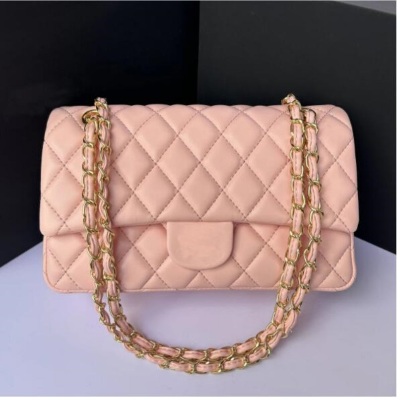 Designer Women Shoulder Tote Crossbody Bag Classic Chain Flap Luxury Caviar Grain Sheepskin Leather Canvas Fashion Love Handbag Bags